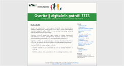 Desktop Screenshot of ca.zzzs.si